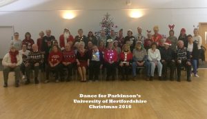 Xmas 2016 - University of Hertfordshire Dance for Parkinsons's